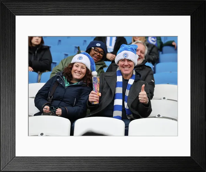 Framed Print : Brighton and Hove Albion v Crystal Palace Premier League 16DEC24 Framed Print : Brighton and Hove Albion v Crystal Palace Premier League 16DEC24