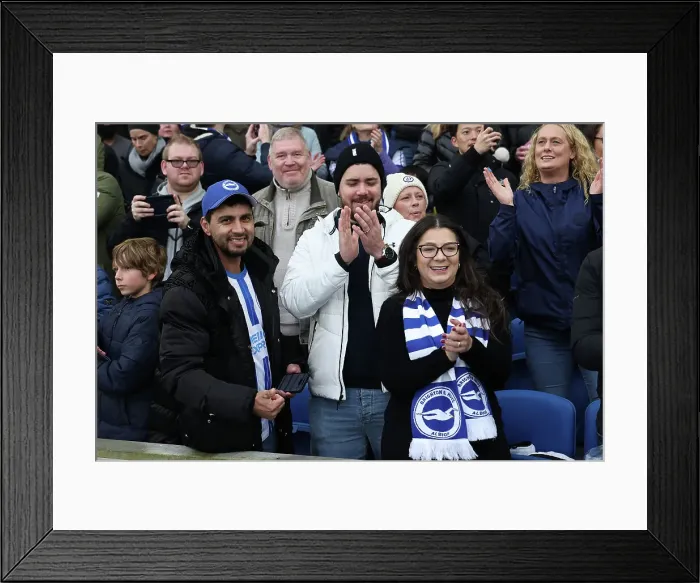 Framed Print : Brighton and Hove Albion v Crystal Palace Premier League 16DEC24 Framed Print : Brighton and Hove Albion v Crystal Palace Premier League 16DEC24