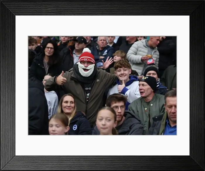 Framed Print : Brighton and Hove Albion v Crystal Palace Premier League 16DEC24 Framed Print : Brighton and Hove Albion v Crystal Palace Premier League 16DEC24