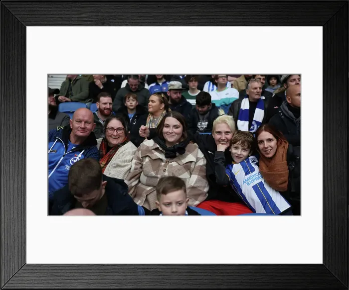 Framed Print : Brighton and Hove Albion v Crystal Palace Premier League 16DEC24 Framed Print : Brighton and Hove Albion v Crystal Palace Premier League 16DEC24