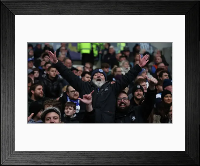 Framed Print : Brighton and Hove Albion v Crystal Palace Premier League 16DEC24 Framed Print : Brighton and Hove Albion v Crystal Palace Premier League 16DEC24
