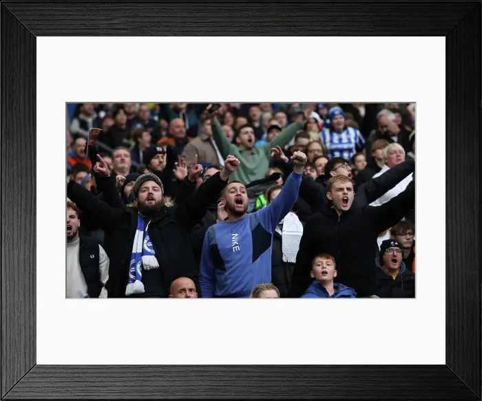 Framed Print : Brighton and Hove Albion v Crystal Palace Premier League 16DEC24 Framed Print : Brighton and Hove Albion v Crystal Palace Premier League 16DEC24