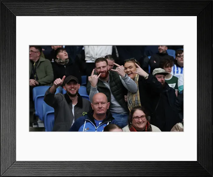 Framed Print : Brighton and Hove Albion v Crystal Palace Premier League 16DEC24 Framed Print : Brighton and Hove Albion v Crystal Palace Premier League 16DEC24