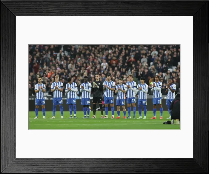 Framed Print : West Ham United v Brighton and Hove Albion Premier League 21DEC24
