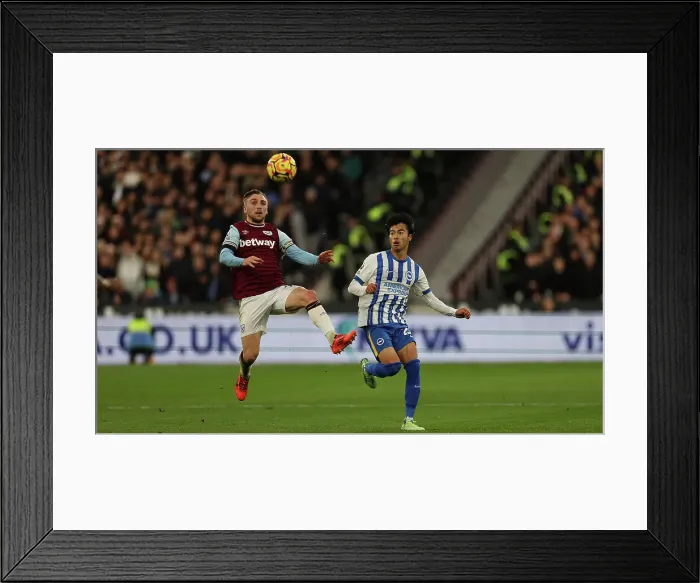 Framed Print : West Ham United v Brighton and Hove Albion Premier League 21DEC24 Framed Print : West Ham United v Brighton and Hove Albion Premier League 21DEC24