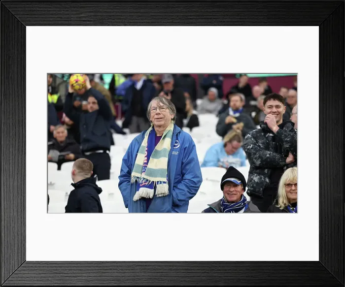 Framed Print : West Ham United v Brighton and Hove Albion Premier League 21DEC24 Framed Print : West Ham United v Brighton and Hove Albion Premier League 21DEC24