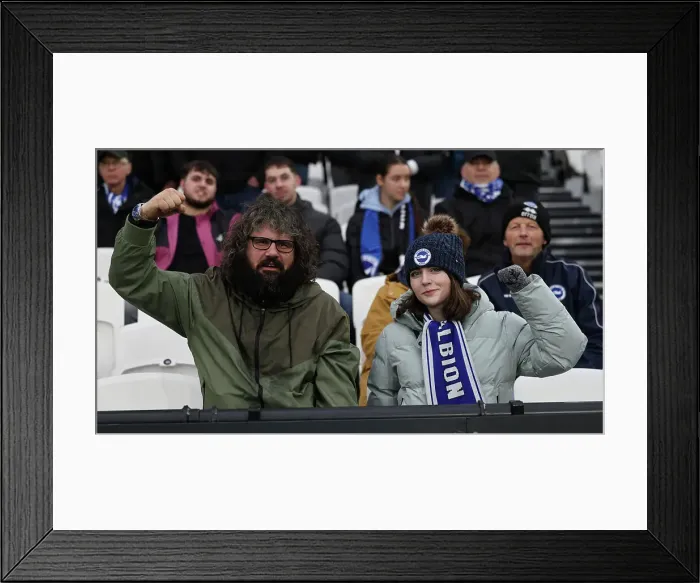 Framed Print : West Ham United v Brighton and Hove Albion Premier League 21DEC24 Framed Print : West Ham United v Brighton and Hove Albion Premier League 21DEC24