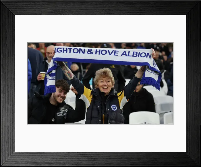 Framed Print : West Ham United v Brighton and Hove Albion Premier League 21DEC24 Framed Print : West Ham United v Brighton and Hove Albion Premier League 21DEC24