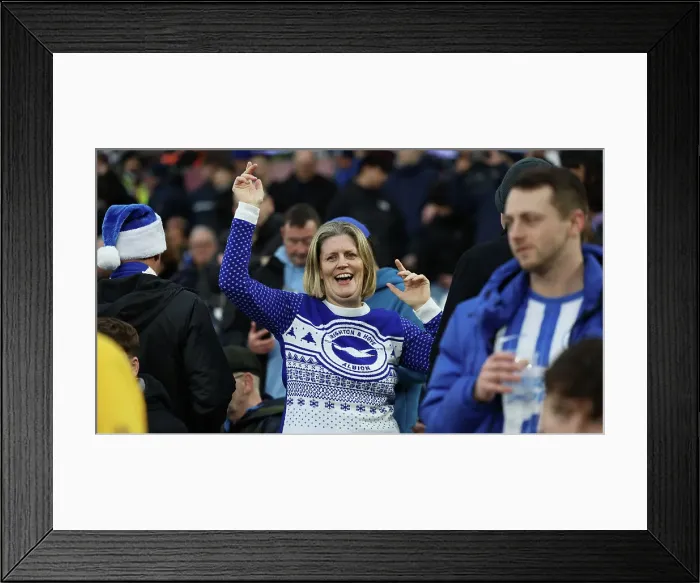 Framed Print : West Ham United v Brighton and Hove Albion Premier League 21DEC24 Framed Print : West Ham United v Brighton and Hove Albion Premier League 21DEC24