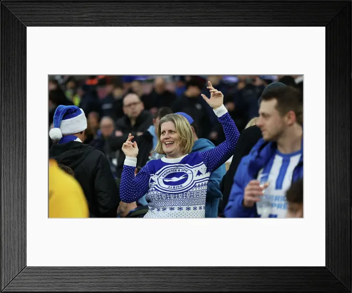 Framed Print : West Ham United v Brighton and Hove Albion Premier League 21DEC24 Framed Print : West Ham United v Brighton and Hove Albion Premier League 21DEC24