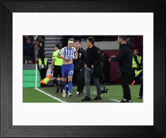 Framed Print : West Ham United v Brighton and Hove Albion Premier League 21DEC24