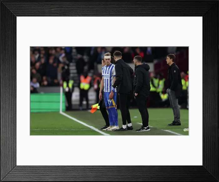 Framed Print : West Ham United v Brighton and Hove Albion Premier League 21DEC24
