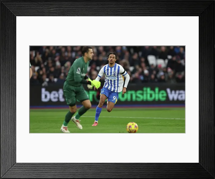 Framed Print : West Ham United v Brighton and Hove Albion Premier League 21DEC24