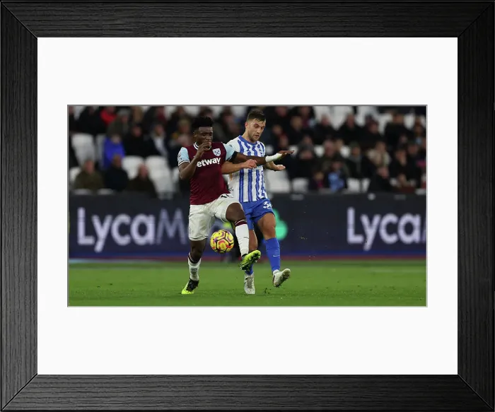 Framed Print : West Ham United v Brighton and Hove Albion Premier League 21DEC24 Framed Print : West Ham United v Brighton and Hove Albion Premier League 21DEC24