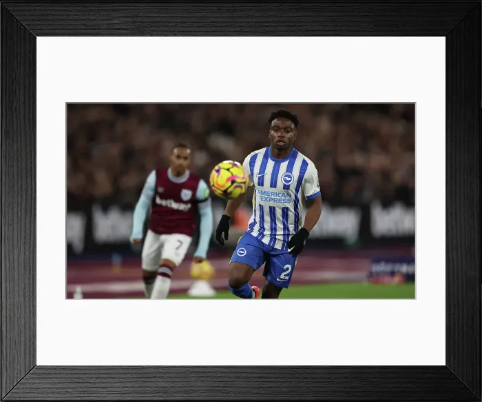 Framed Print : West Ham United v Brighton and Hove Albion Premier League 21DEC24 Framed Print : West Ham United v Brighton and Hove Albion Premier League 21DEC24