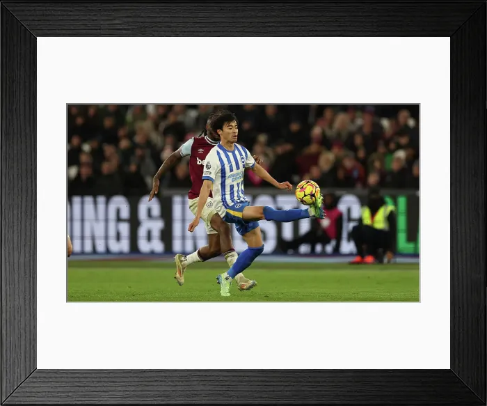 Framed Print : West Ham United v Brighton and Hove Albion Premier League 21DEC24 Framed Print : West Ham United v Brighton and Hove Albion Premier League 21DEC24
