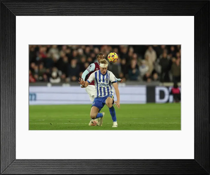 Framed Print : West Ham United v Brighton and Hove Albion Premier League 21DEC24 Framed Print : West Ham United v Brighton and Hove Albion Premier League 21DEC24