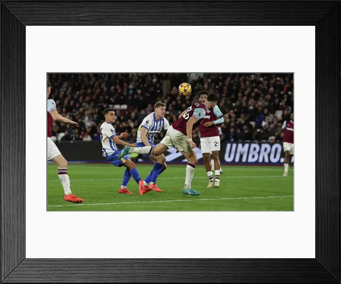 Framed Print : West Ham United v Brighton and Hove Albion Premier League 21DEC24