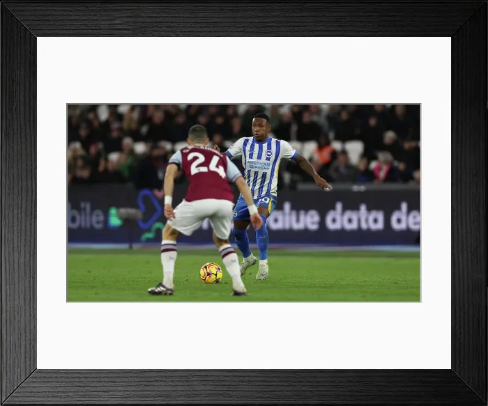 Framed Print : West Ham United v Brighton and Hove Albion Premier League 21DEC24
