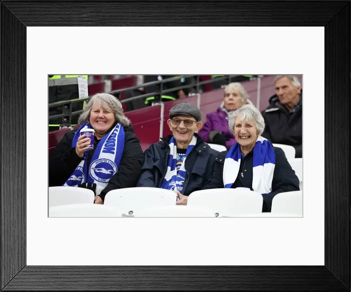 Framed Print : West Ham United v Brighton and Hove Albion Premier League 21DEC24 Framed Print : West Ham United v Brighton and Hove Albion Premier League 21DEC24