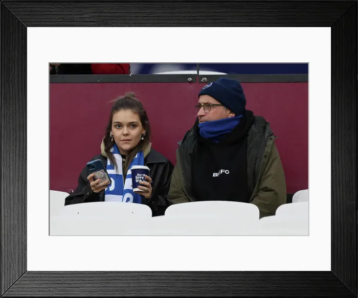Framed Print : West Ham United v Brighton and Hove Albion Premier League 21DEC24 Framed Print : West Ham United v Brighton and Hove Albion Premier League 21DEC24