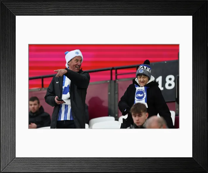 Framed Print : West Ham United v Brighton and Hove Albion Premier League 21DEC24 Framed Print : West Ham United v Brighton and Hove Albion Premier League 21DEC24