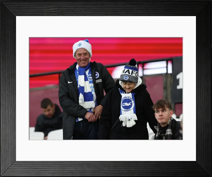 Framed Print : West Ham United v Brighton and Hove Albion Premier League 21DEC24 Framed Print : West Ham United v Brighton and Hove Albion Premier League 21DEC24