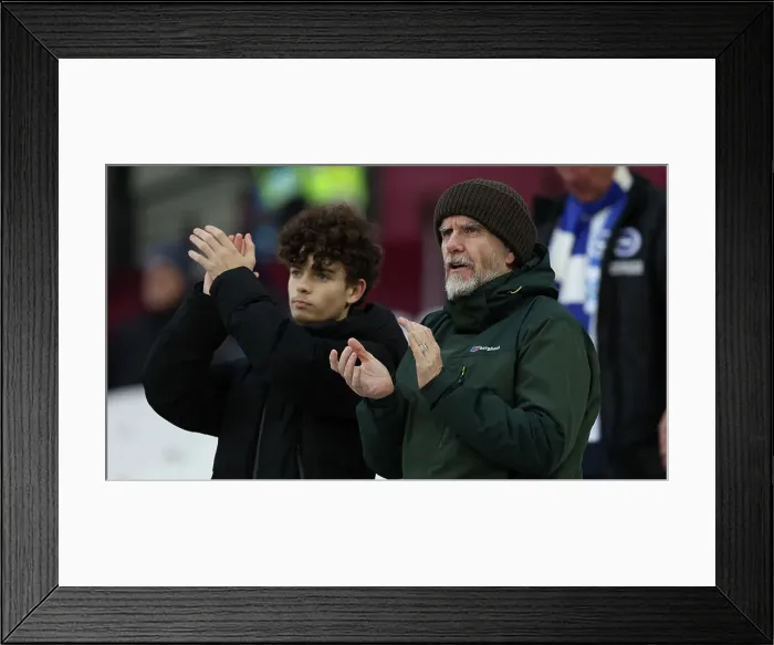 Framed Print : West Ham United v Brighton and Hove Albion Premier League 21DEC24 Framed Print : West Ham United v Brighton and Hove Albion Premier League 21DEC24