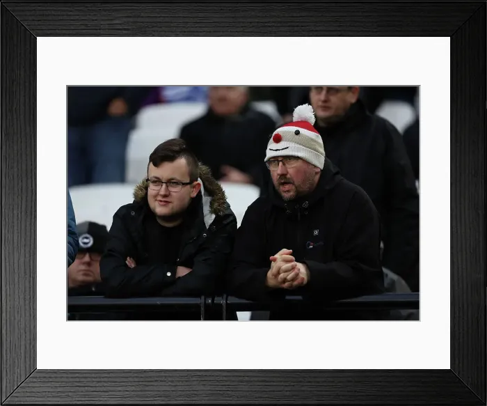 Framed Print : West Ham United v Brighton and Hove Albion Premier League 21DEC24