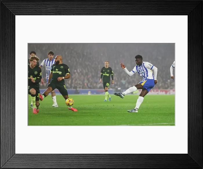 Framed Print : Brighton and Hove Albion v Brentford Premier League 27DEC24 Framed Print : Brighton and Hove Albion v Brentford Premier League 27DEC24