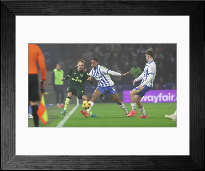 Framed Print : Brighton and Hove Albion v Brentford Premier League 27DEC24 Framed Print : Brighton and Hove Albion v Brentford Premier League 27DEC24
