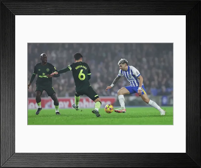 Framed Print : Brighton and Hove Albion v Brentford Premier League 27DEC24 Framed Print : Brighton and Hove Albion v Brentford Premier League 27DEC24