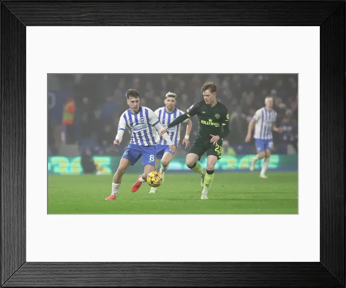 Framed Print : Brighton and Hove Albion v Brentford Premier League 27DEC24 Framed Print : Brighton and Hove Albion v Brentford Premier League 27DEC24