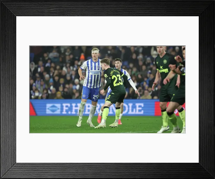 Framed Print : Brighton and Hove Albion v Brentford Premier League 27DEC24 Framed Print : Brighton and Hove Albion v Brentford Premier League 27DEC24