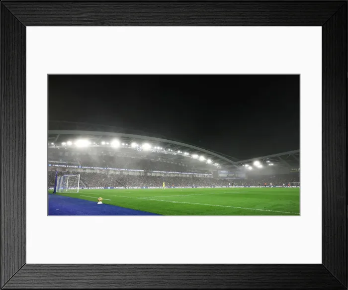 Framed Print : Brighton and Hove Albion v Brentford Premier League 27DEC24
