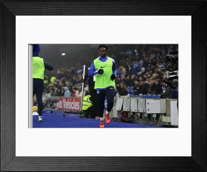 Framed Print : Brighton and Hove Albion v Brentford Premier League 27DEC24