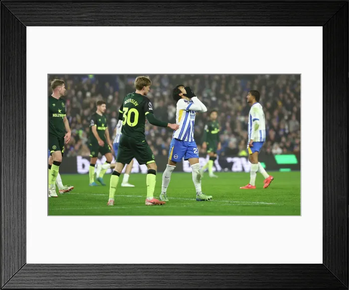 Framed Print : Brighton and Hove Albion v Brentford Premier League 27DEC24 Framed Print : Brighton and Hove Albion v Brentford Premier League 27DEC24
