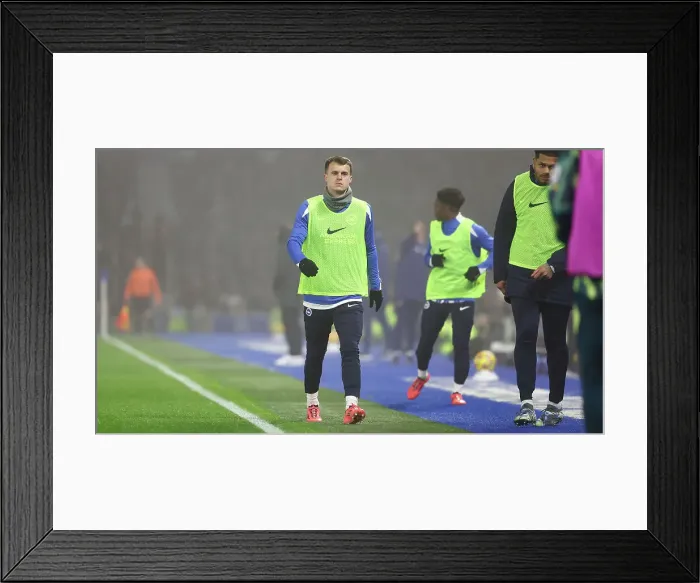 Framed Print : Brighton and Hove Albion v Brentford Premier League 27DEC24