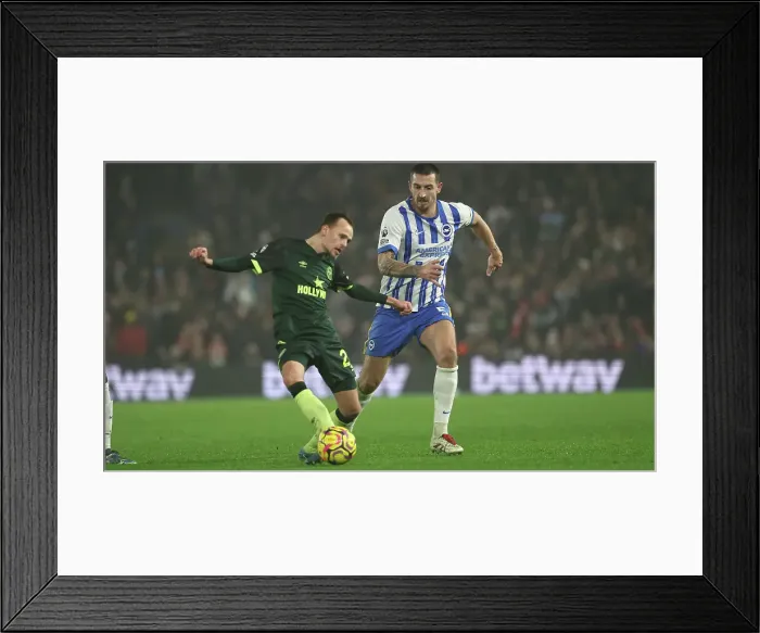 Framed Print : Brighton and Hove Albion v Brentford Premier League 27DEC24