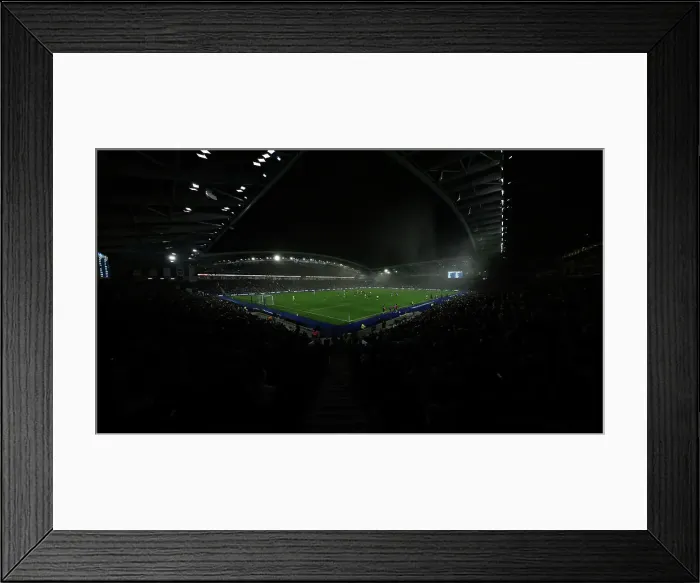 Framed Print : Brighton and Hove Albion v Brentford Premier League 27DEC24