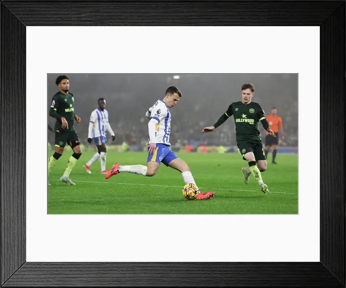 Framed Print : Brighton and Hove Albion v Brentford Premier League 27DEC24 Framed Print : Brighton and Hove Albion v Brentford Premier League 27DEC24