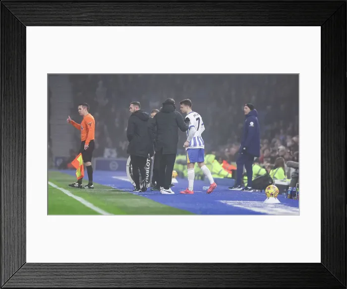 Framed Print : Brighton and Hove Albion v Brentford Premier League 27DEC24 Framed Print : Brighton and Hove Albion v Brentford Premier League 27DEC24