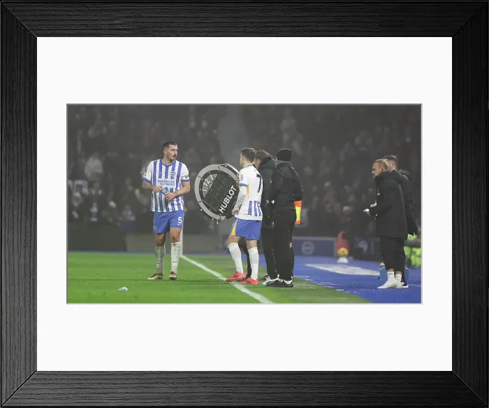 Framed Print : Brighton and Hove Albion v Brentford Premier League 27DEC24 Framed Print : Brighton and Hove Albion v Brentford Premier League 27DEC24