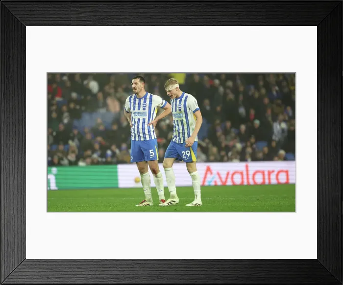 Framed Print : Brighton and Hove Albion v Brentford Premier League 27DEC24 Framed Print : Brighton and Hove Albion v Brentford Premier League 27DEC24