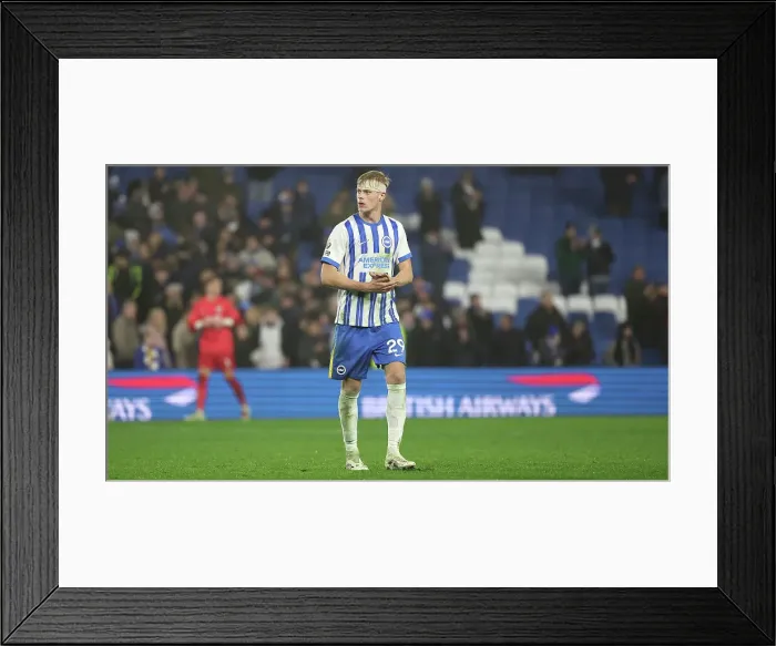 Framed Print : Brighton and Hove Albion v Brentford Premier League 27DEC24 Framed Print : Brighton and Hove Albion v Brentford Premier League 27DEC24
