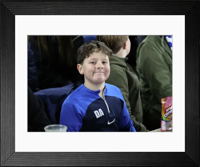 Framed Print : Brighton and Hove Albion v Brentford Premier League 27DEC24