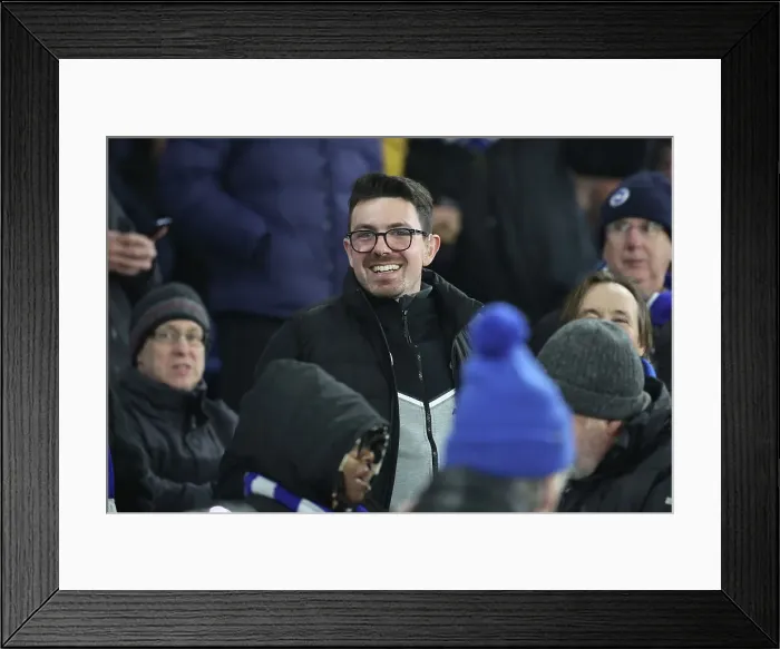 Framed Print : Brighton and Hove Albion v Brentford Premier League 27DEC24