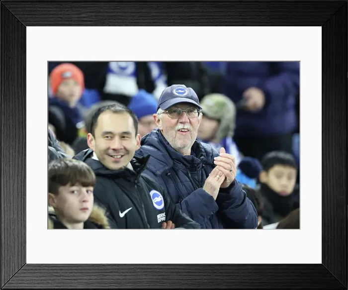 Framed Print : Brighton and Hove Albion v Brentford Premier League 27DEC24