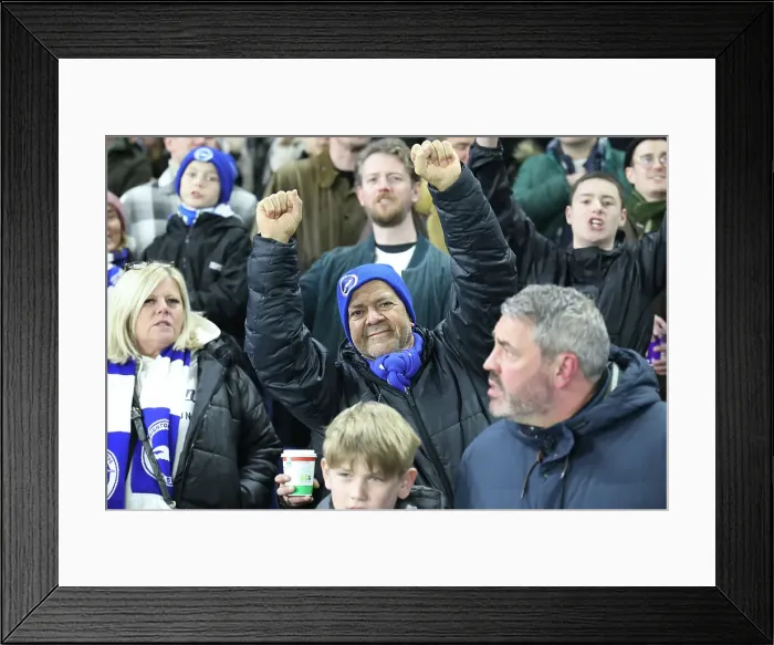 Framed Print : Brighton and Hove Albion v Brentford Premier League 27DEC24