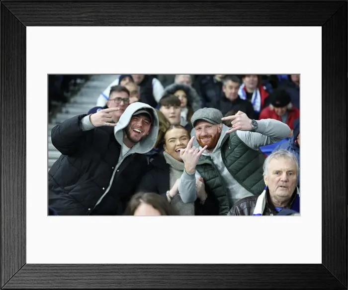 Framed Print : Brighton and Hove Albion v Brentford Premier League 27DEC24